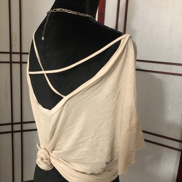 Nude PINK by VS OffShoulder Casual Blouse Sz Sm - Picture 6 of 9